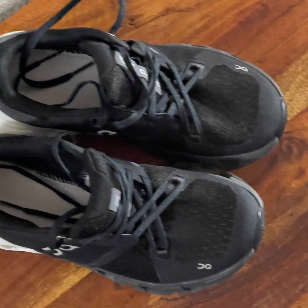 On Running Women's Black Athletic Shoes - Picture 3 of 9